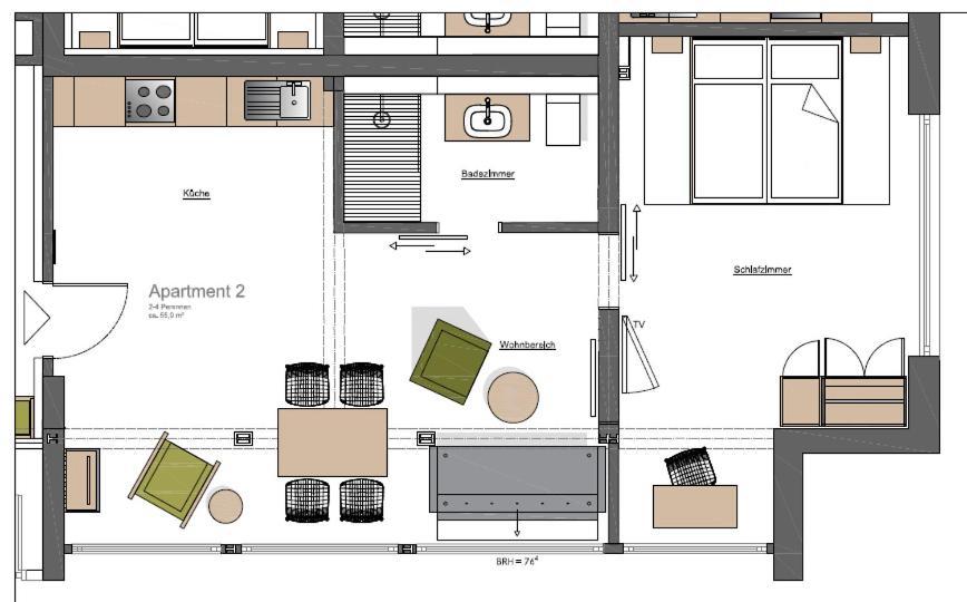 Berg Und Tal Hotel & Apartments เบราน์ลาเกอ ห้อง รูปภาพ